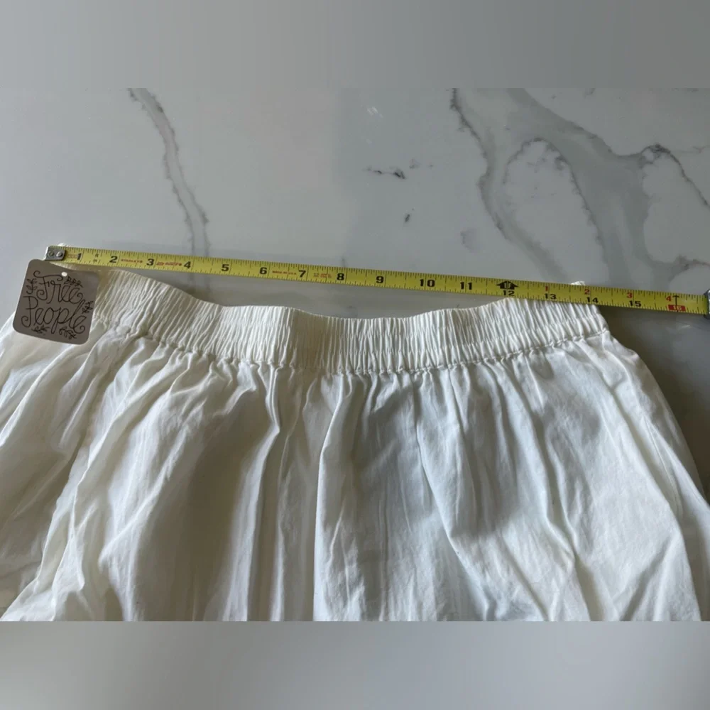 Free People All About Tiers Skirt Medium White Maxi NEW NWT - Picture 9 of 11